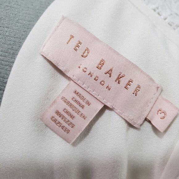 Ted Baker KATHIEA High neck lace tunic dress Sz 3 US M Celebrities favorite - Picture 11 of 16